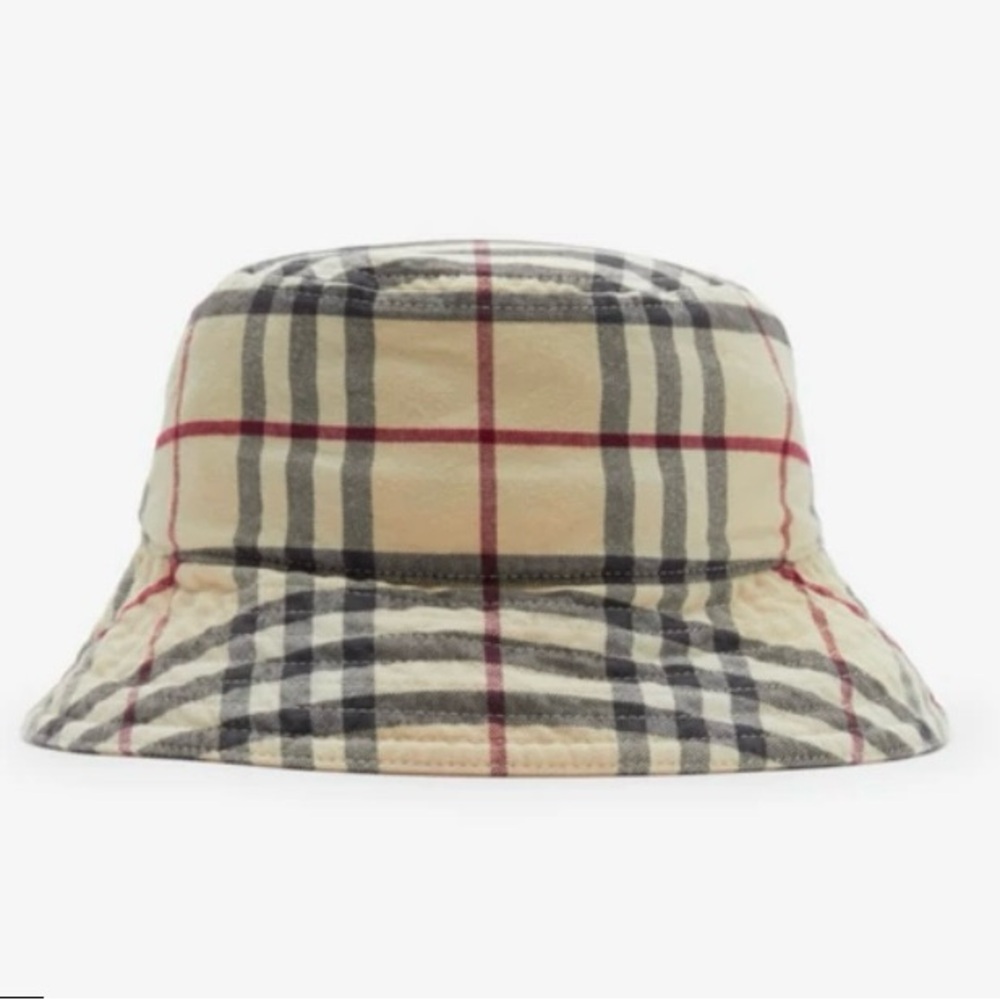 ⭐️HP⭐️🆕WOT|Burberry|Check Cotton Bucket Hat